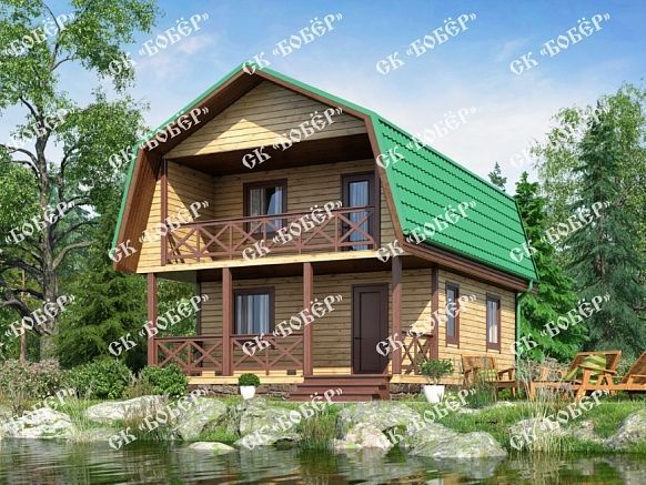 Дом из бруса 6х8